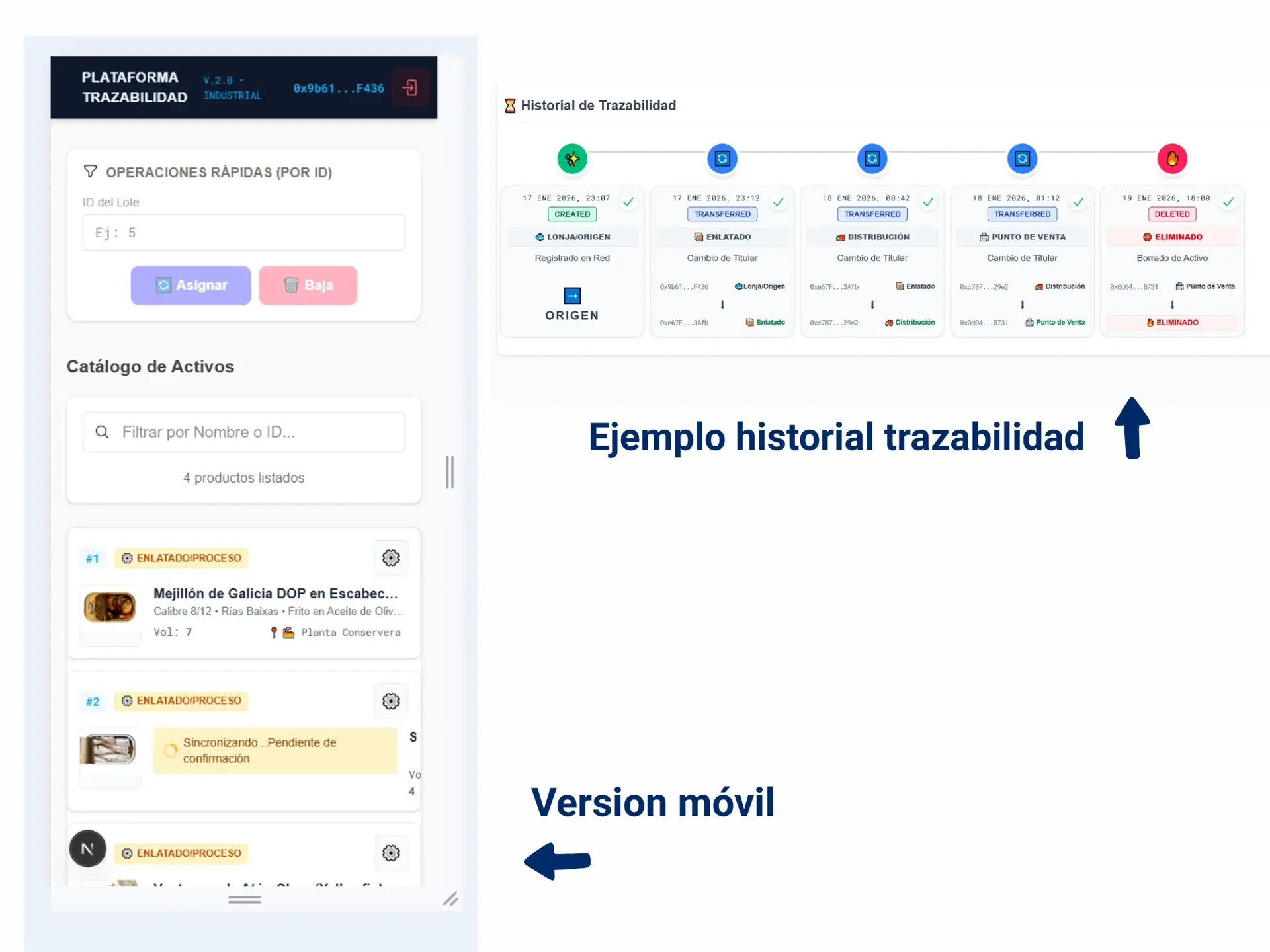 Trazabilidad de Cadena de Suministro - captura 3